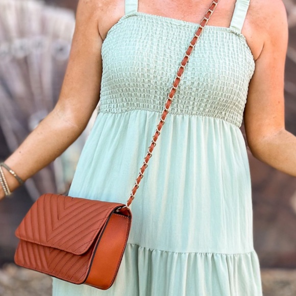 Brown Quilted Gold Crossbody & Wallets Set - Picture 2 of 7